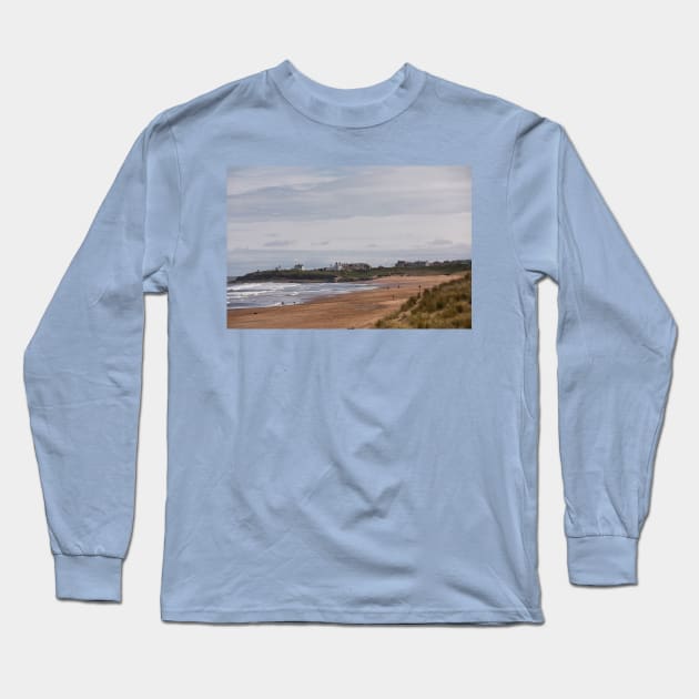 Spring Sunshine at Seaton Sluice (2) Long Sleeve T-Shirt by Violaman